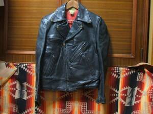 超激レア 40s ビンテージ MONTGOMERY WARD ホースハイド ライダース30s 50s Buco モーターサイクル ショット BECK VANSON エアロレザー