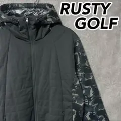 RUSTY GOLF ラスティ ゴルフ カモフラ 迷彩 中綿 ジャケット ウェア