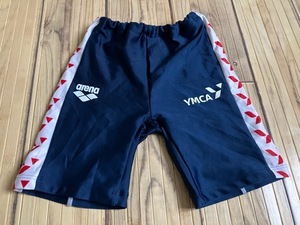 YMCA指定　アリーナ　男性用ハーフスパッツタイプ競泳水着　ツルスベ伸縮生地　サイズ140