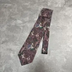 CLAUDIO VALENTINO art design silk tie