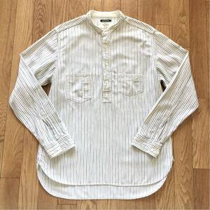 美品 SUNNY SPORTS BEAMS＋ Stand collar Pullover shirt サニースポーツ ビームスプラス別注 スタンドカラー プルオーバーシャツ 日本製