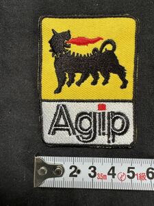 Agip 刺繍ワッペン レモンイエロー