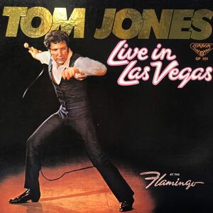 トム・ジョーンズ ゴールデン・プライズ Tom Jones Live in Las Vegas LP 見開きジャケライナー レコード 5点以上落札で送料無料h