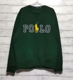 POLO ラルフローレン　ビッグポニー　スウェット　グリーン