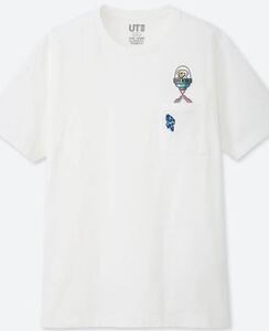 ロックマン　ワイリー博士　Tシャツ　Sサイズ　UT ユニクロ　白　ホワイト　カプコン