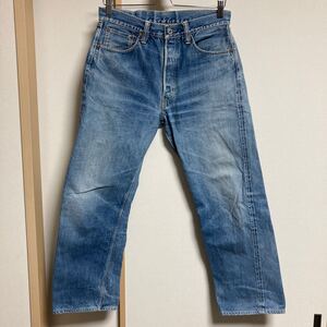 【希少】WAREHOUSE ウエアハウス 1001XX 水牛パッチ 旧モデル ジーンズ デニムパンツ インディゴ W32