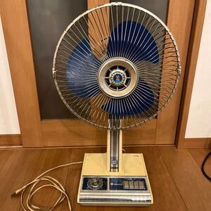 ナショナル　レトロ扇風機　不動品　national アンティーク　double oscillation