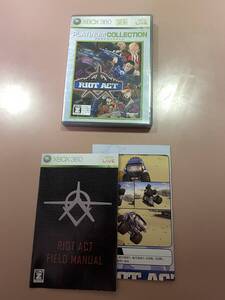 送料無料　Xbox360★ライオットアクト プラチナ版★used☆Riot Act☆import Japan