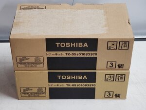 [未使用] TOSHIBA 純正トナーキット TK-05 01083970 ブラック FAX TF4500/TF5100/TF5500/TF6000/TF6100/TF6500 6本