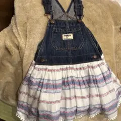 オシュコシュ サロペットスカート サロペ 80cm 12-18m