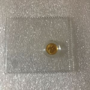 丸福金貨 純金 0.3g