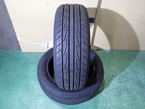 RK4019【送料無料165/55R15】2本 ヨコハマ アドバン フレバV701 2021年製 中古夏タイヤ ラジアルタイヤ ワゴンRなどへ《即決あり》