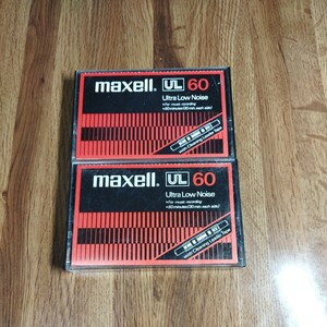 maxell　カセットテープ　初代UL60　2本　1978年発売