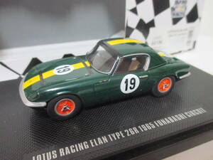 絶版 入手困難ロータスエラン２６R 　1965年船橋CCレースウイナー　浮谷東次郎　1/43