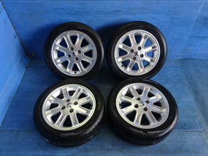 ★イボ付き★ プジョー BBS製 1007純正16インチホイール 4本 6J +27 4H 108 TOYO DRB 195/50R16 Peugeot 206 307 トーヨー