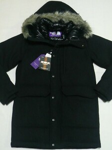 新品ザ・ノースフェイスTheNorthFace別注PurpleLabel[HarrisTweedLongSerow]Sブラック\121000