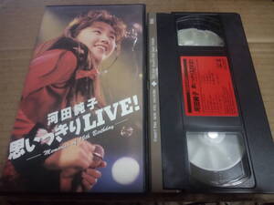 河田純子　思いっきりLIVE!　VHS