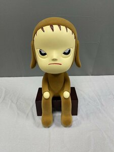 【模写】奈良美智 Yoshitomo Nara Sleepless Night (Sitting) Figure brown ブラウン 本体のみ 中古 TN 1