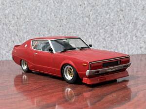 1/24　スカイライン　ケンメリ　完成品　旧車　族車　街道レーサー　グラチャン　シャコタン　改造車　ヤングオート　テクノレーシング