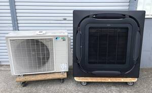 ◆DAIKIN/ダイキン/天カセエアコン/パッケージエアコン/FHCP80EJ + RZRP80BCT/2019年製/3馬力/200V◆②