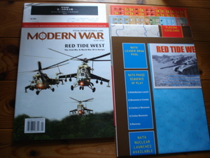 MODERN WAR　＃15　RED TIDE EWST　ソ連西ドイツ侵攻　第三次世界大戦架空戦　未カット未使用　ルール和訳付+