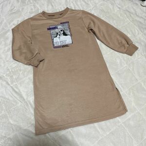 ★早い者勝ち！！ Tシャツワンピ サイズ130 ガールズ ロングTシャツ 女の子 ワンピ ティーンズ カットソー ワンピース