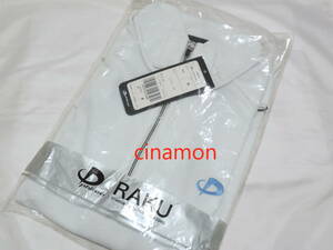 ファイテン×デサント 半袖ハーブジップシャツ X45 ホワイト M 定価8925円(RAKU/DESCENTE/アクアチタン/スポーツウェア/PHITEN/メンズ