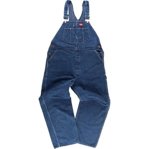 古着 ビッグサイズ 90年代~ ディッキーズ Dickies デニムオーバーオール USA製 メンズw41相当 /eaa503747