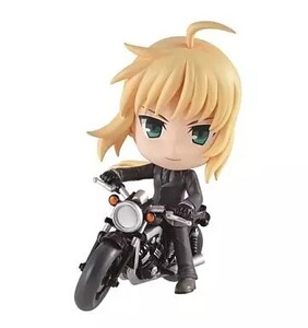 Fate Zero 一番くじ A賞 きゅんキャラ でふぉめか フィギュア セイバー スーツ バイク 未開封新品 箱傷みあり 非売品 stay night FGO 