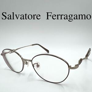 Salvatore Ferragamo フェラガモ メガネ 度入り ケース付き