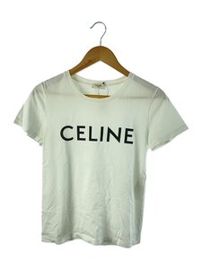 CELINE◆Tシャツ/XS/コットン/ホワイト/2X314916G/クラシックロゴ/セリーヌ//