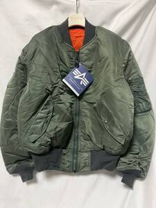 新品 DS 90s USA製 ALPHA INDUSTRIES アルファ MA-1 L (O-7-18)