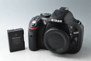 #a2008【美品】シャッター数10445回 Nikon ニコン D5200 ボディ ブラック