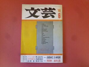 ｇ1-240319☆文芸　1969年6月号　河出書房新社