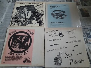 セックス・ピストルズSEX PISTOLSコレクターズ(ブート)LP4枚まとめて！パンクロックPUNK ROCKレコード