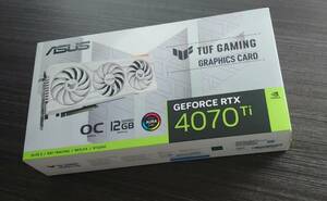 ASUS　TUF　Gaming　GeForce　RTX 4070 Ti　白　 OC　12GB　GDDR6X　DLSS3　White　ホワイト