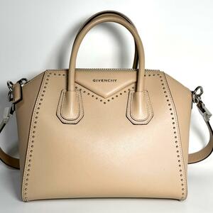 ジバンシィ GIVENCHY ジバンシー アンティゴナ スモール レザー ボックス ショルダーバッグ ハンドバッグ SMALL 肩がけ 斜め掛け不可 女性