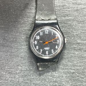 SWATCH スウォッチ TGV LB134 腕時計 アナログ クオーツ 3針 ブラック文字盤 ラウンド レディース 新品電池交換済み 動作確認済み