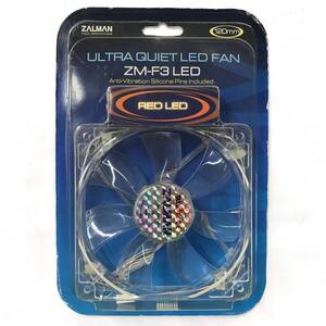 未使用品　ZALMAN 120ｍｍ LED PCケースファン ZM-F3 LED（ZM-F3RL） レッド