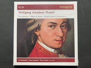 ｃ〓 CD 【未開封】 輸入盤　5Cd　モーツァルト　Wolfang Amadeus Mozart　VIVARTE　音楽CD　クラシック　/　QC２