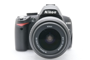 Nikon D3000 + AF-S DX NIKKOR 18-55mm F3.5-5.6 G VR ニコン デジタル一眼レフカメラ ズームレンズ ボディ動作未確認 ジャンク ■24812