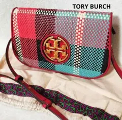 【TORY BURCH】美品✨レア✨トリーバーチ　編み込み　ショルダーバッグ