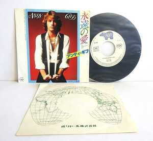 ■EP■ 7” 見本盤白ラベル / アンディ・ギブ / 永遠の愛 / ANDY GIBB An Everlasting Love / BEE GEES ビー・ジーズ DWQ 6060