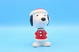 70s Determined SNOOPY Bobblehead/スヌーピー サンタ 首振り/ヴィンテージ/ピーナッツ/172912194