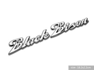 新品　金属製　ブラックバイソン Black Bison エンブレム 　Mercedes　Benz　メルセデス　ベンツなどに WALD ヴァルド