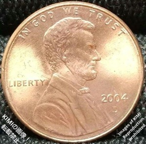 1セント硬貨 2004 D アメリカ リンカーン 1ペニー 貨幣芸術 #KIMIcoins #KIMIの商品 1 Cent Lincoln 1Penny United States coin 2004 D