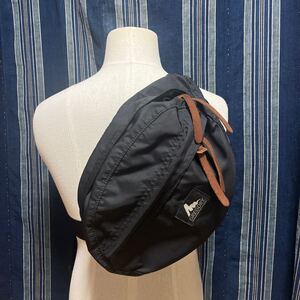 gregory tailmate waist bag usa black s 黒 ウエストバッグ ボディバッグ 銀タグ 旧タグ 米国製 登山 アメリカ製 テールメイト