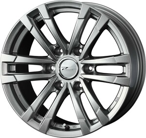 業者様向け特価商品　アルミホイール プロディータHC2　15X6.0J +33 6/139.7 冬用セット HANKOOK WINTER RW06 195/80R15 107/105