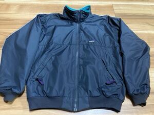 patagonia パタゴニア　p6 シェルドシンチラジャケット　 ナイロンジャケット　ボアジャケット　ダークネイビーXターコイズ　Ｌサイズ　