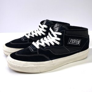 【27.5cm】VANS バンズ Half Cab ハーフキャブ スエードレザー スニーカー ブラック 黒 NA6036